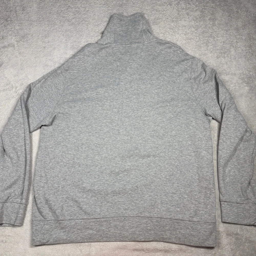 Polo Ralph Lauren Shawl Hooded Pullover‎ Mens XL Gray Button Neck Sweatshirt